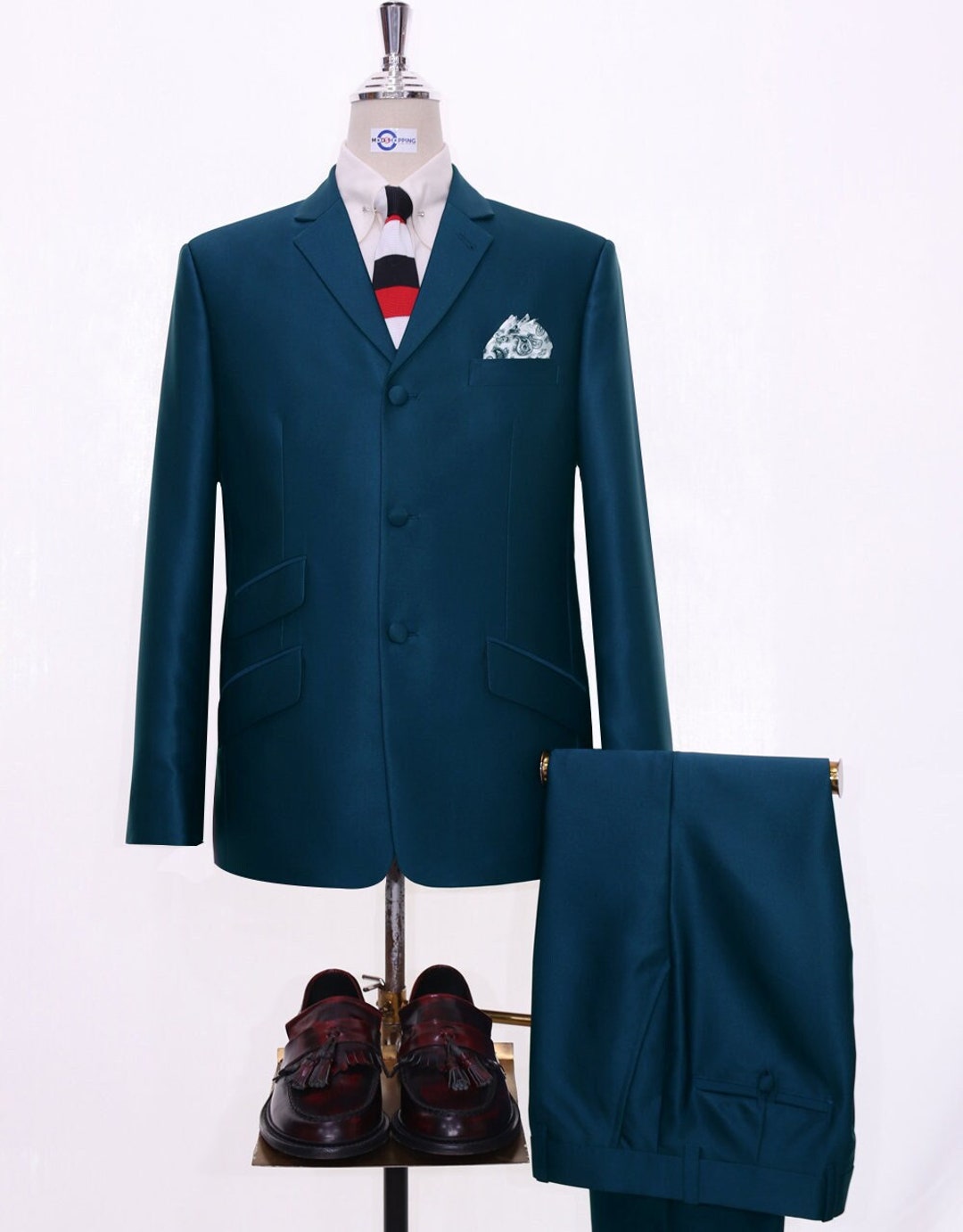 Azul pavo traje hotsell