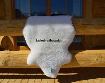 SALE!! Natural white color Genuine Sheepskin rug 100% Sheep Skin Leather Sheep Skin Decorative Rug Area Rugs Carpet short wool