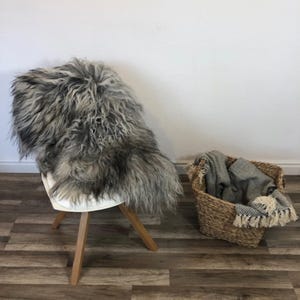 Sheepskin Gray Natural Rugs Amazing Sheepskin Sheep Skin Leather Comfy Area Rugs Carpet Rugs Throw #91, schaffell, Hygge