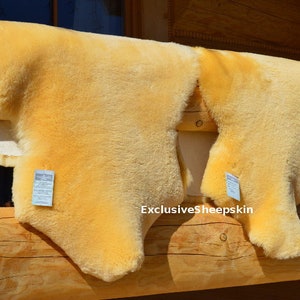 Medical Baby Lambskin Sheepskin pelt genuine real natural bed pad mat rug wool 3cm, schaffell, Hygge