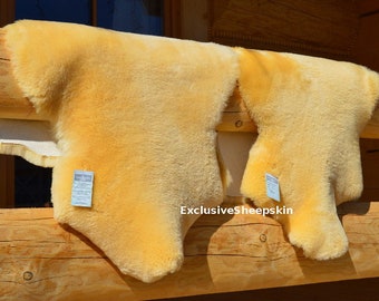 Medical Baby Lambskin Sheepskin pelt genuine real natural bed pad mat rug wool 3cm, schaffell, Hygge