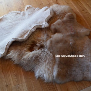 NaturaI Sheepskin With SMALL DEFECTS 100% Sheepskin under the cat&#39;s dog, schaffell, Hygge