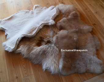 NaturaI Sheepskin With SMALL DEFECTS 100% Sheepskin under the cat's dog, schaffell, Hygge