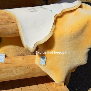 Medical Baby Lambskin Sheepskin pelt genuine real natural bed pad mat rug wool 3cm, schaffell, Hygge