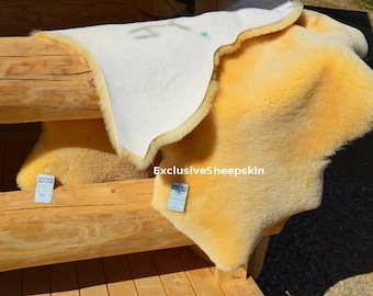 Medical Baby Lambskin Sheepskin pelt genuine real natural bed pad mat rug wool 3cm, schaffell, Hygge