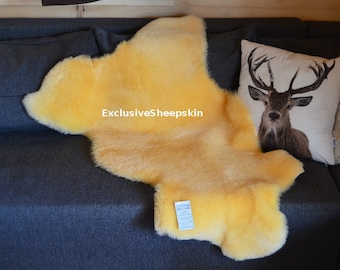 Medical Baby Lambskin Sheepskin pelt genuine real natural bed pad mat rug wool 3cm, schaffell, Hygge
