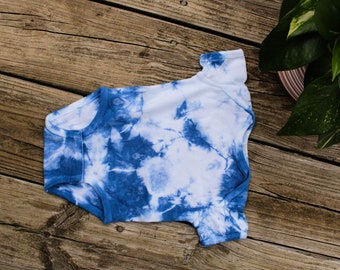 Blue Tie-Dye Onesie (6 MO), Baby Shower Gift