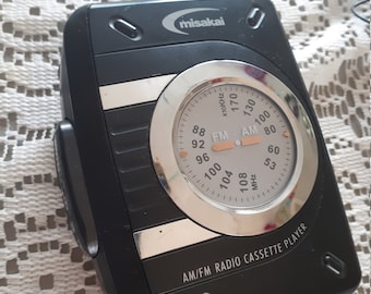 Misakai Walkman, AM/FM Cassette with Head Phones, Tested