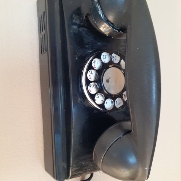 Northern Electric Rotary Wall Mount Phone, Telephone