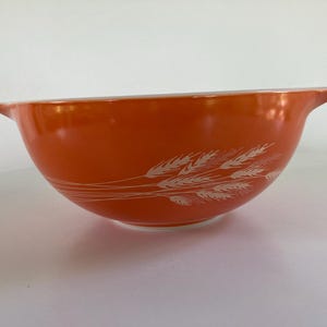 Vintage 1970er Jahre 443 2,5 Liter Autumn Ernte Orange Vintage Pyrex Auflaufform Dish Cinderella Bowl