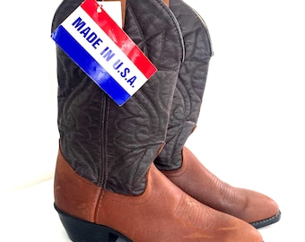 VTG Cowboy Boots Woman's Size 7.5 NWT With Tags