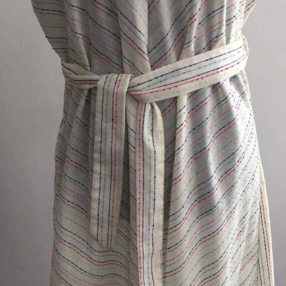 1980s Vintage Woman's Dress Size XL Size 16 Rainb… - image 7