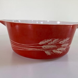 Jaren 70/80 vintage herfstoogst pyrex braadpan 473B 2,5 liter
