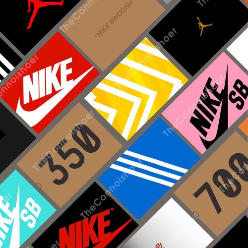 Sneaker Box Wall Art Poster Etsy