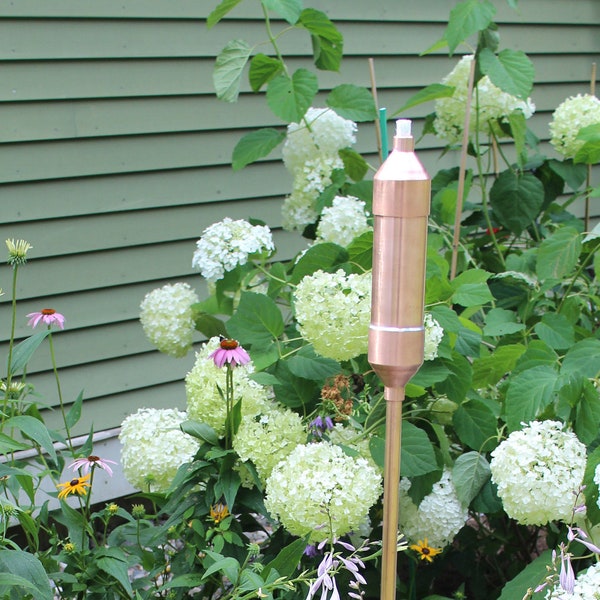 Copper Tiki Torches