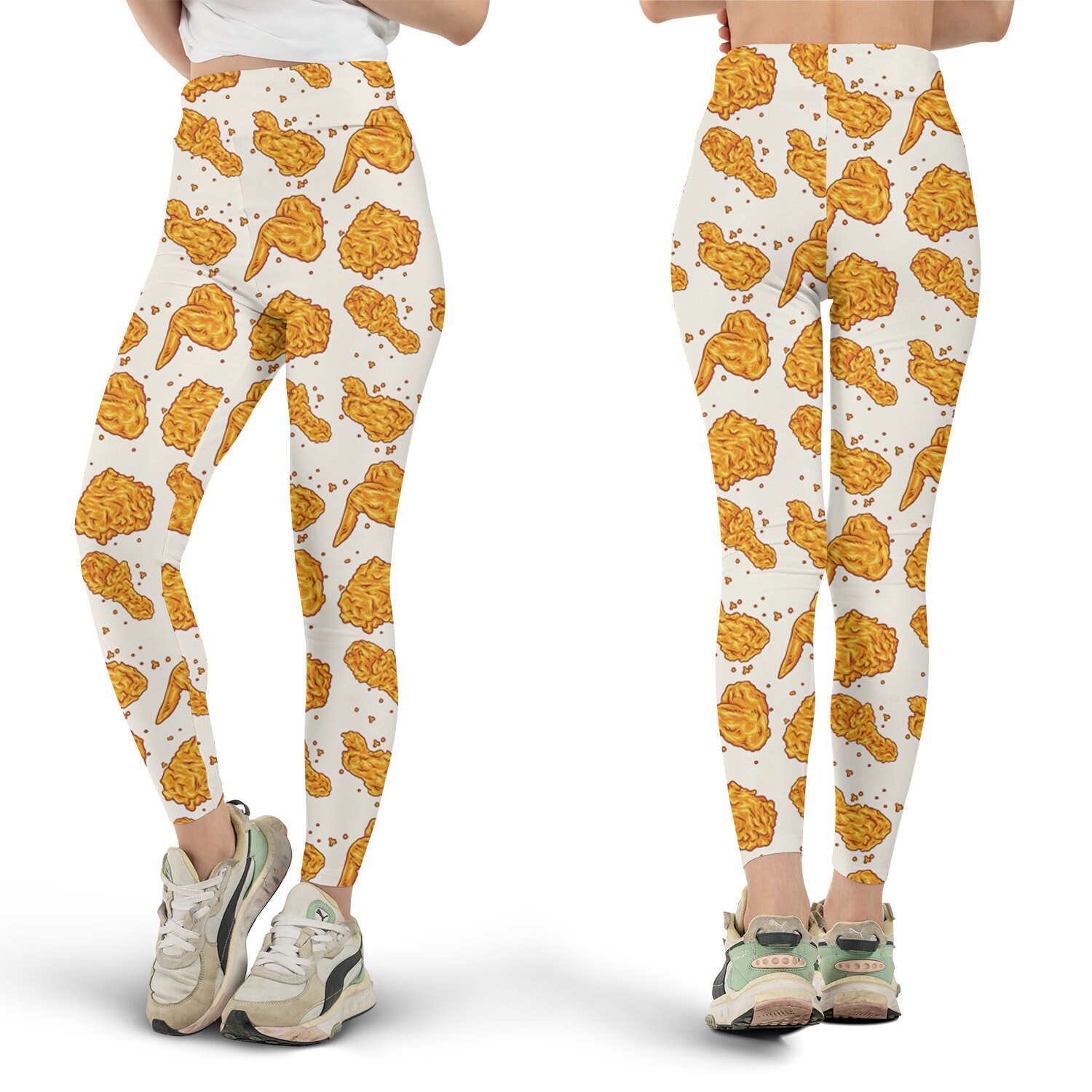 Fried chicken leggings cheap