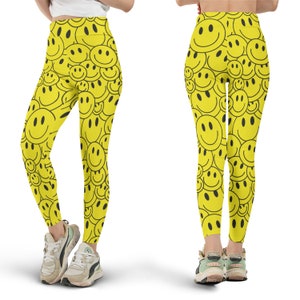 Smiley Face Leggings -  UK