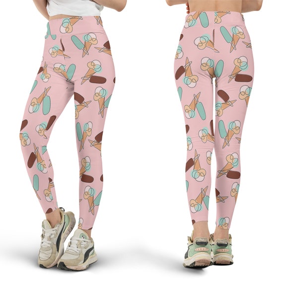 Amazon.com: Ice Cream Cone Girls' Leggings Toddler Doodles Kids Yoga Pants  Dance Active Tights 4T: Clothing, Shoes & Jewelry