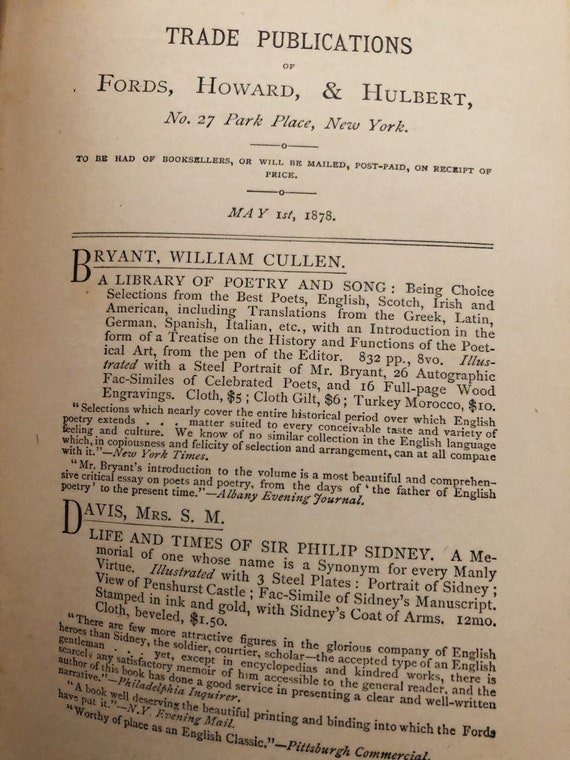 Poganuc People By Harriet Beecher Stowe First Edition 1878 - 