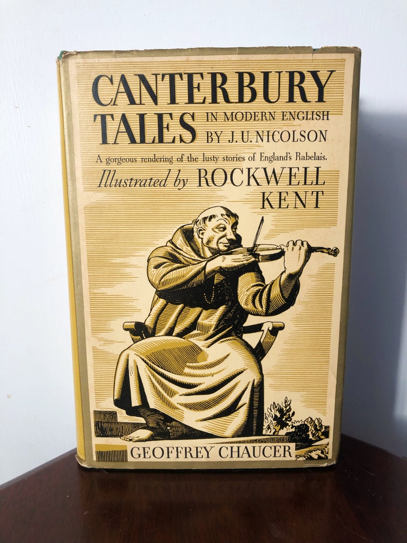 Canterbury Tales 1934 Rendered Into Modern English De Luxe Editon - 