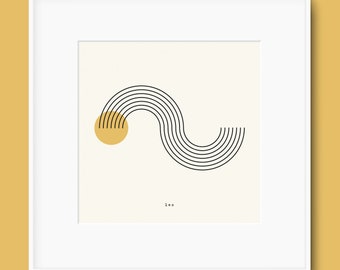 Leo 8x8 print