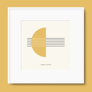 Sagittarius 8x8 print