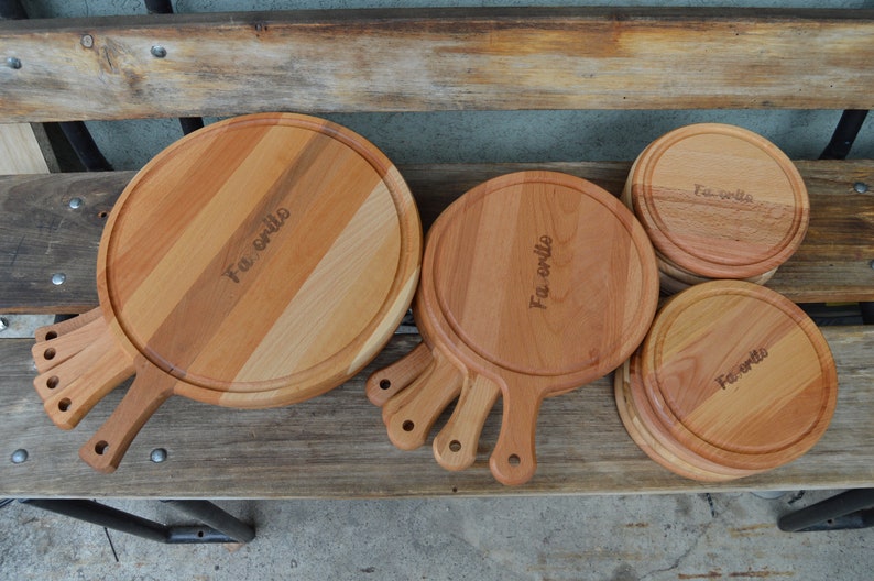 Round Wholesale Cutting Boards With Handle Charcuterie Board Etsy