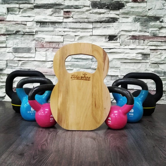 Personalized KETTLEBELL Cutting Board Laser Engraved Fitness Etsy