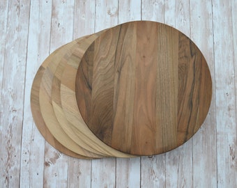 5pcs WALNUT cutting board wholesale package for logo laser engraving, promotional gifts, promotional items, branding