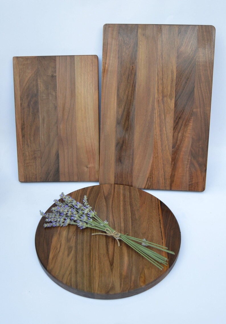 Wholesale WALNUT Round Cutting Board for Laser Engraving as a Etsy