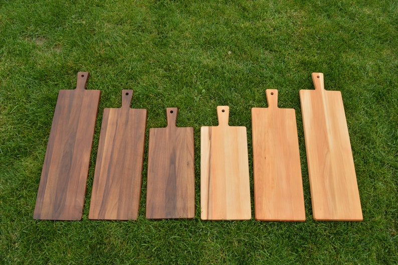Wholesale Cutting Board With Handle Walnut and Beech Wood for Etsy Canada