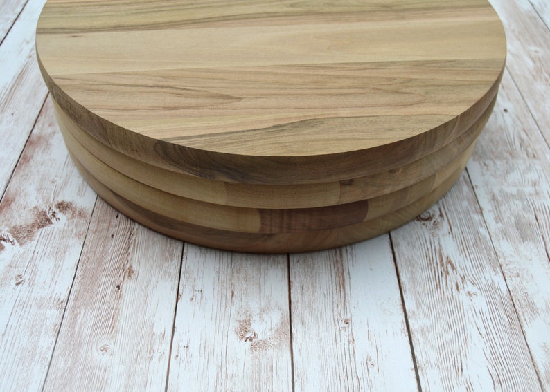 Wholesale WALNUT round cutting board for laser engraving as a Etsy