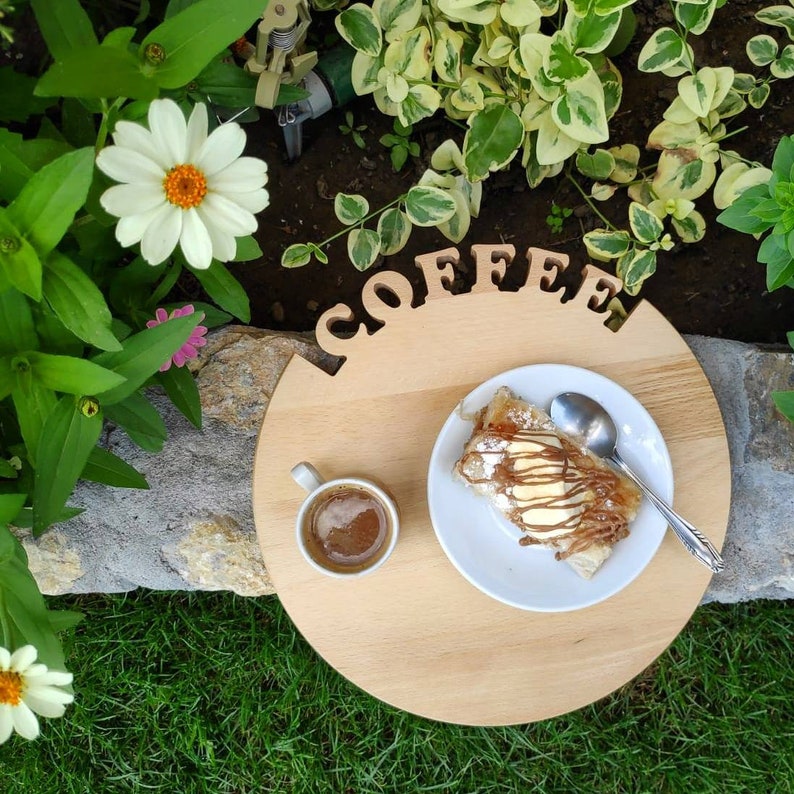 Home Decor Coffee Serving Board Housewarming Gift Etsy