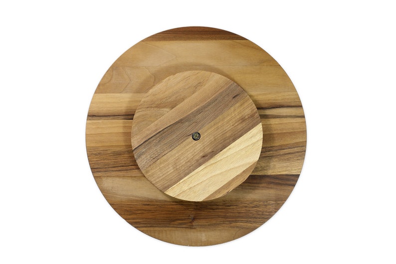 Lazy Susan Rotating Serving Board Rotating cake stand Etsy