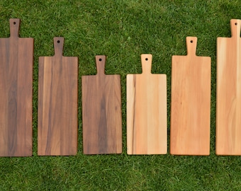 Wholesale cutting board with handle walnut and beech wood for laser engraving, restaurants, charcuterie boards, schneidebrett