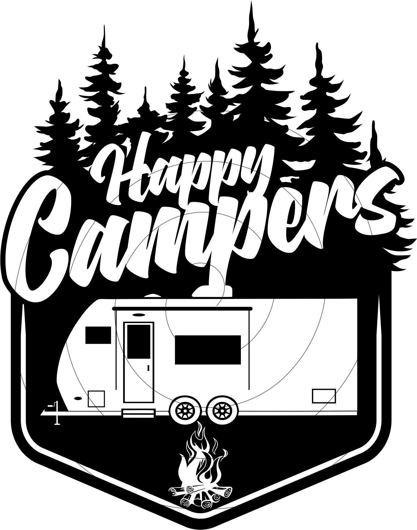 Happy Campers Svg, Jpg, Png - Etsy