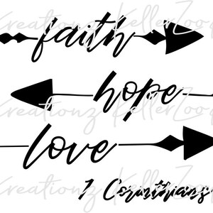 Faith Hope Love svg jpg png