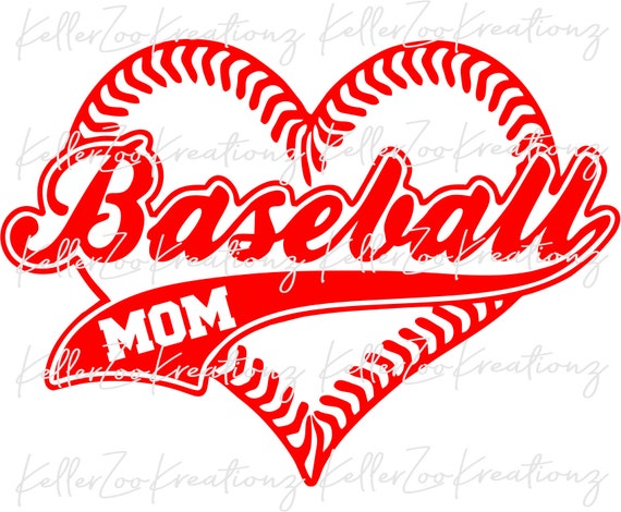 Free Free Baseball Mom Heart Svg 184 SVG PNG EPS DXF File