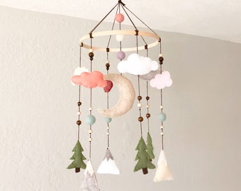 rustic baby mobile