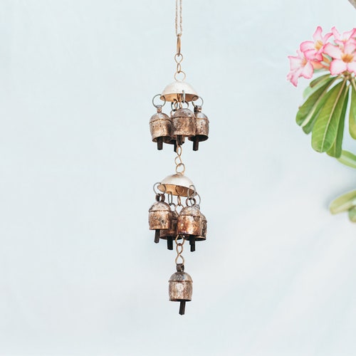 Handmade Indian Bell Wind Chime for Hanging Decoration Outside Etsy