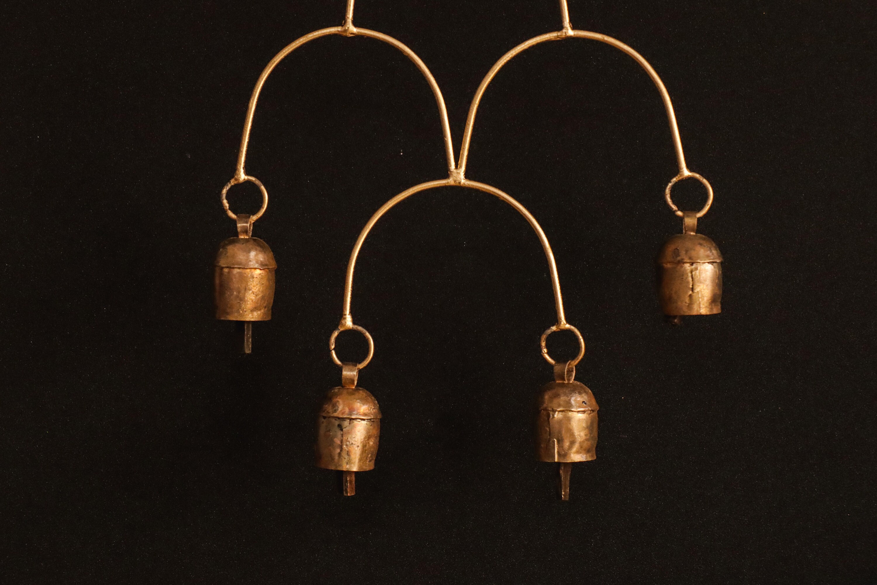 Handmade Indian bell wind chimes for hanging on indoor Etsy