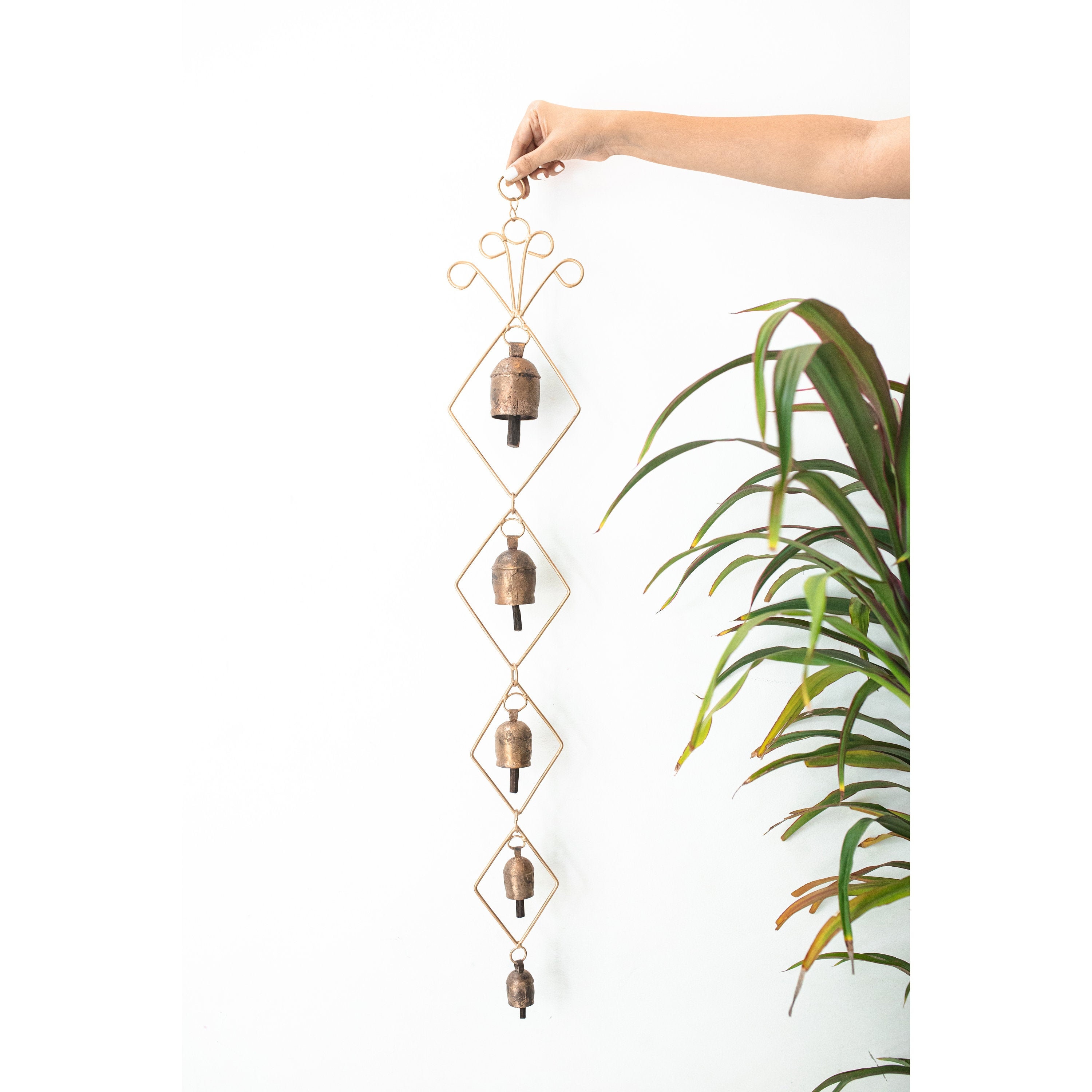 Handmade Indian Bell Wind Chimes With Lovely Melodic Sound Etsy