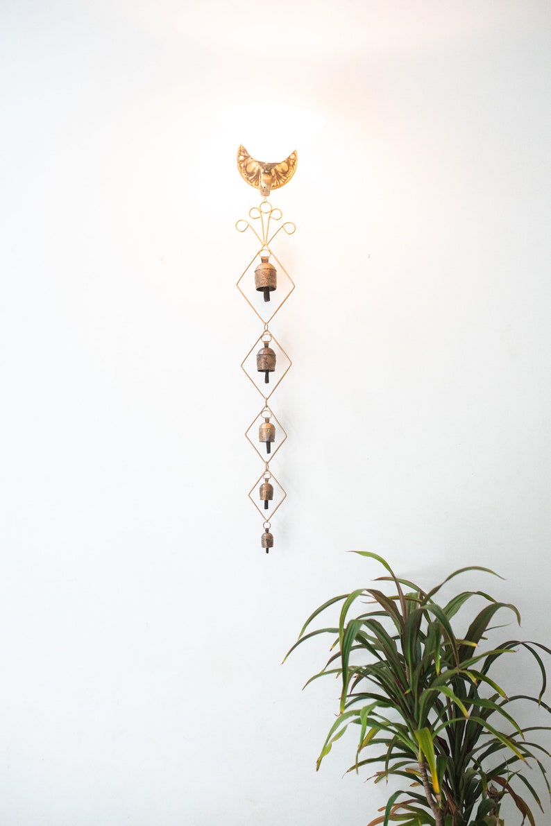 Handmade Indian Bell Wind Chimes With Lovely Melodic Sound Etsy