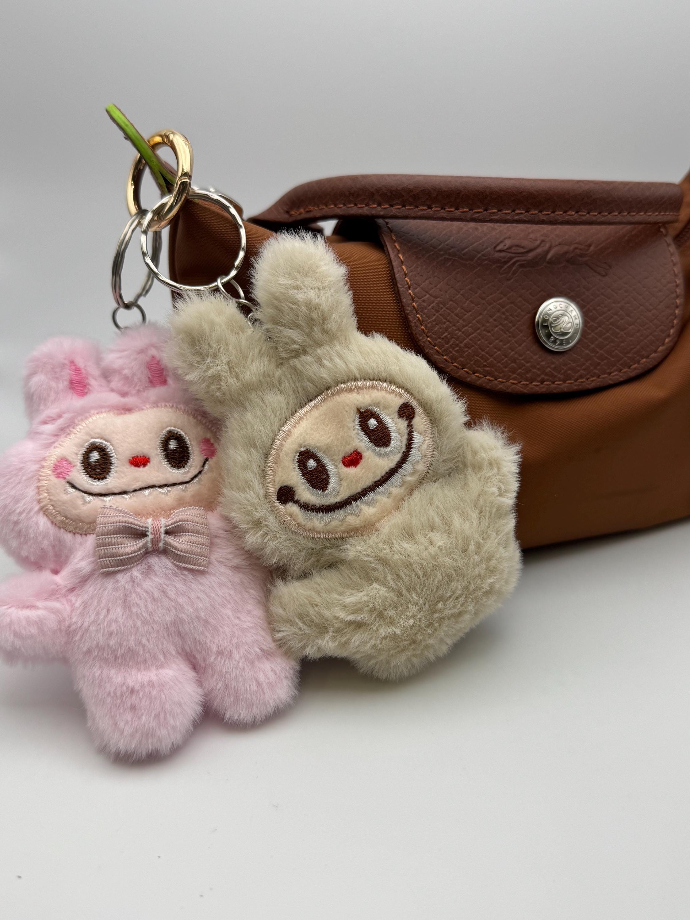 Schattige knuffelbare sleutelhanger van Labubu - schattige knuffelbedel