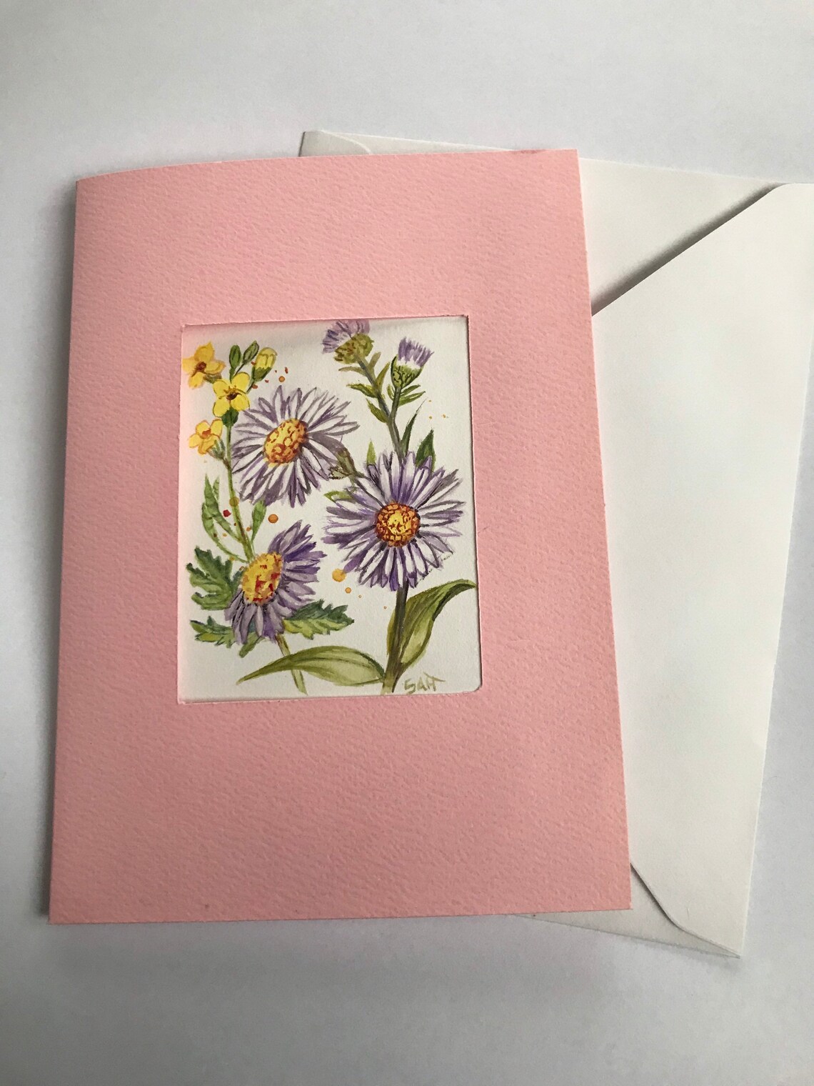 Flower greetings cards Etsy