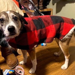 Homemade dog coat