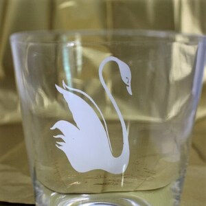 Swan Shaped Cocktail Glass 300ml (Transparent) – Bar Box
