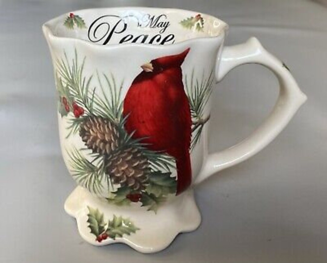 Cracker Barrel Cardinal 'season of Peace' Coffee / Tea Etsy
