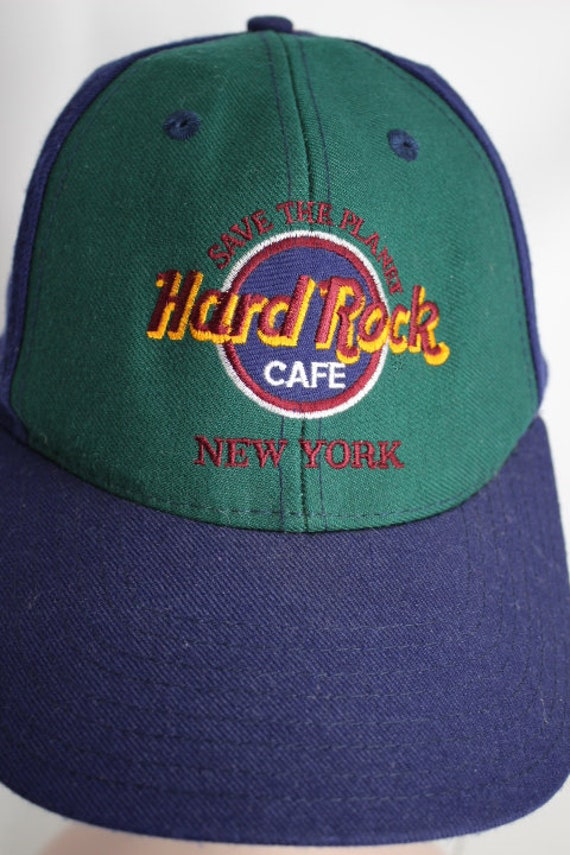 Vintage 80s HARD ROCK Cafe NY Ball Cap - Save The 