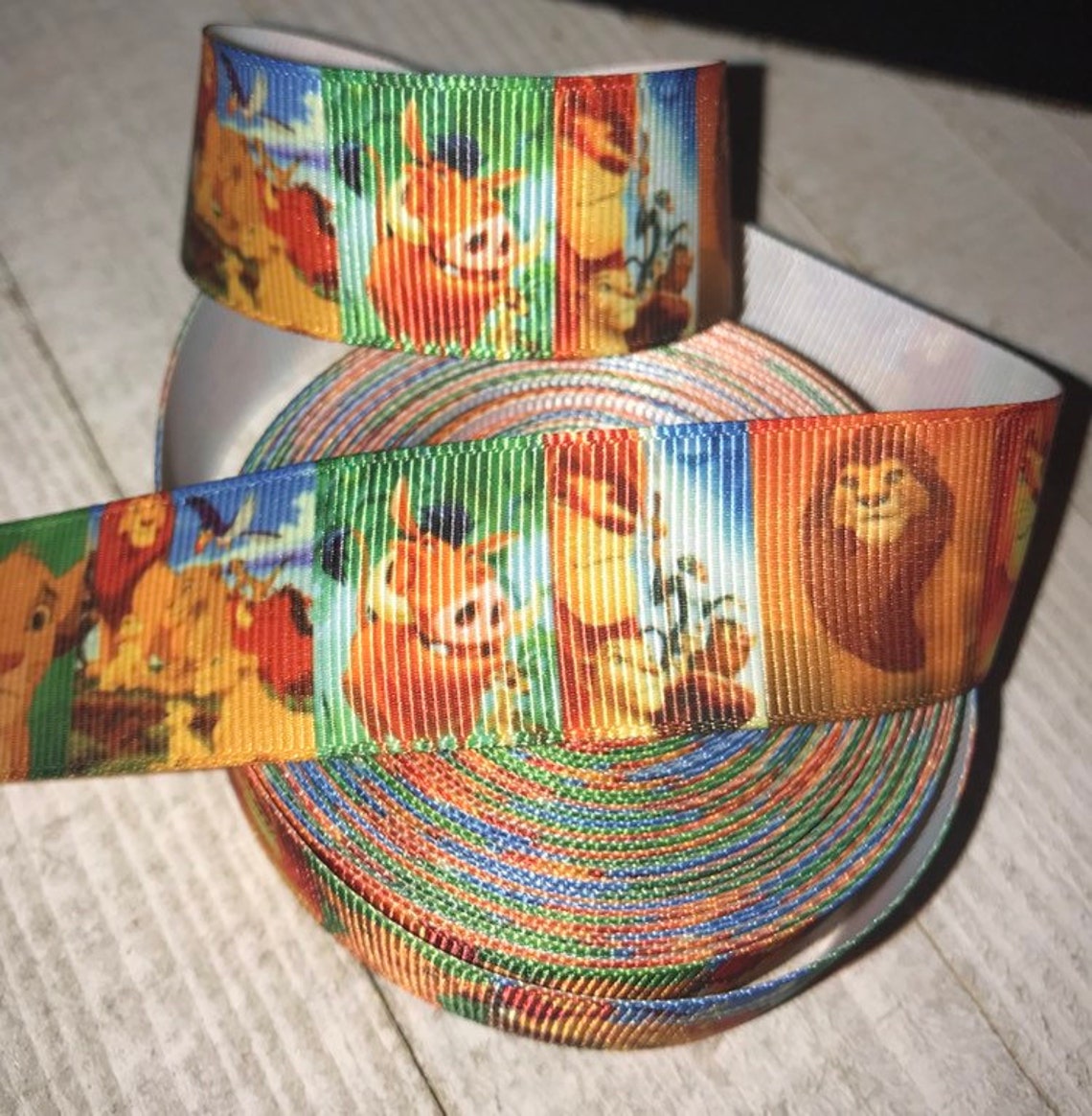 1 wide lion king ribbon sold as 3 yards Etsy